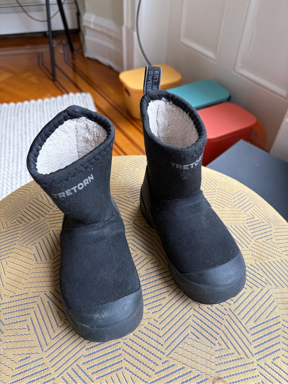 Tretorn kids Mimas Hybrid Fleece-Lined Waterproof Boots 25